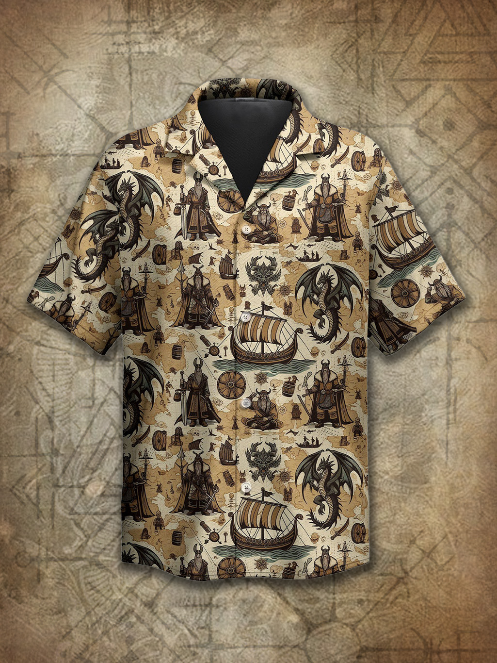 Viking Norse Legends Spirit Power Heritage Hawaiian Shirt / Rvogue / Rvogue