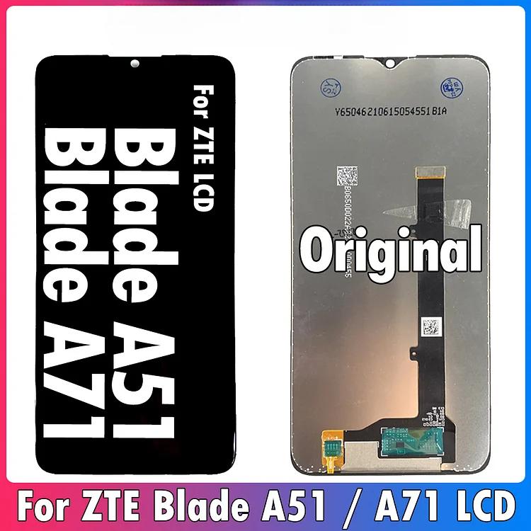 6.52" Original Screen For ZTE Blade A51 LCD Display and Touch Screen Digitizer Assembly Repair For ZTE A71 A7030 LCD Display