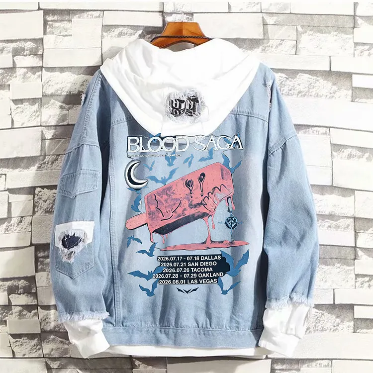 ENHYPEN Blood Saga World Tour Demnie Jacket Hoodie