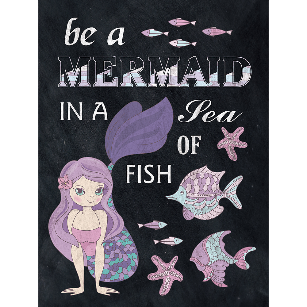 

Mermaid - Round Drill Diamond Painting - 30*40CM, 501 Original