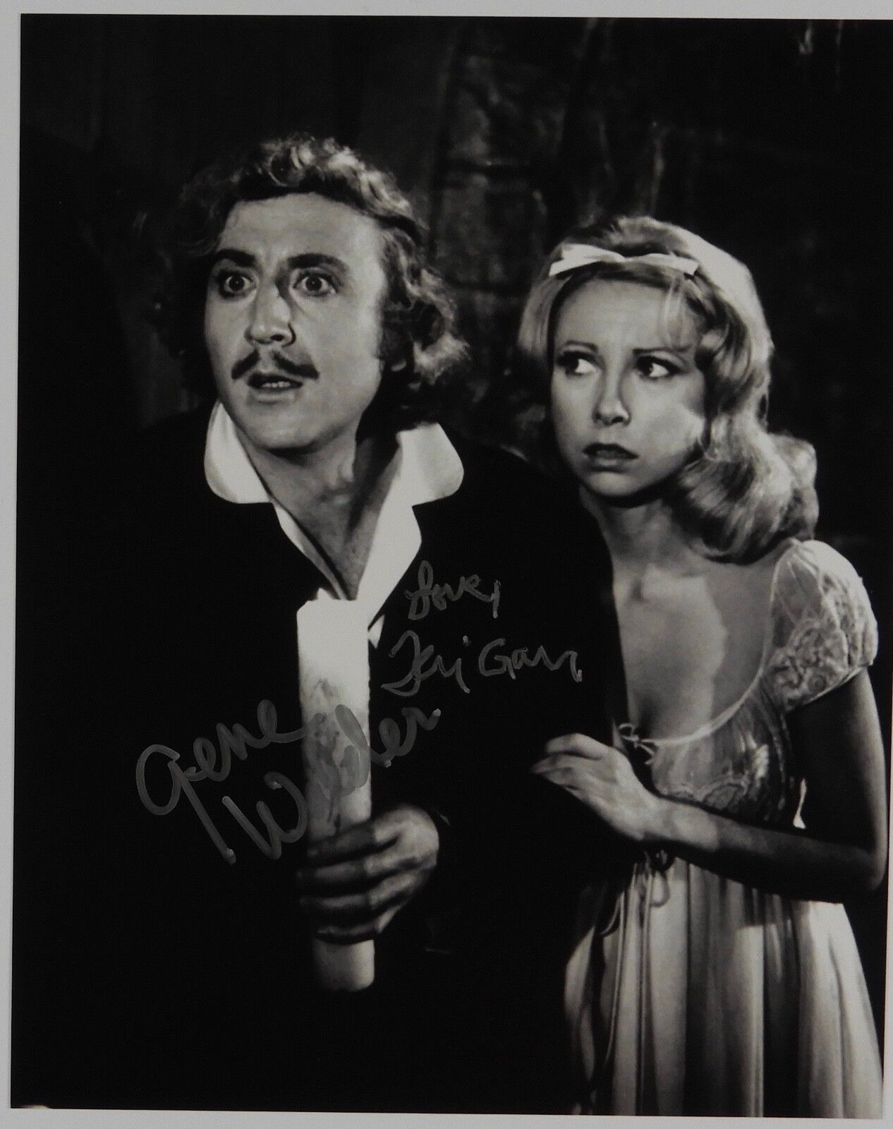 Gene Wilder Teri Garr Autograph Signed 8 x 10 JSA COA Young Frankenstein