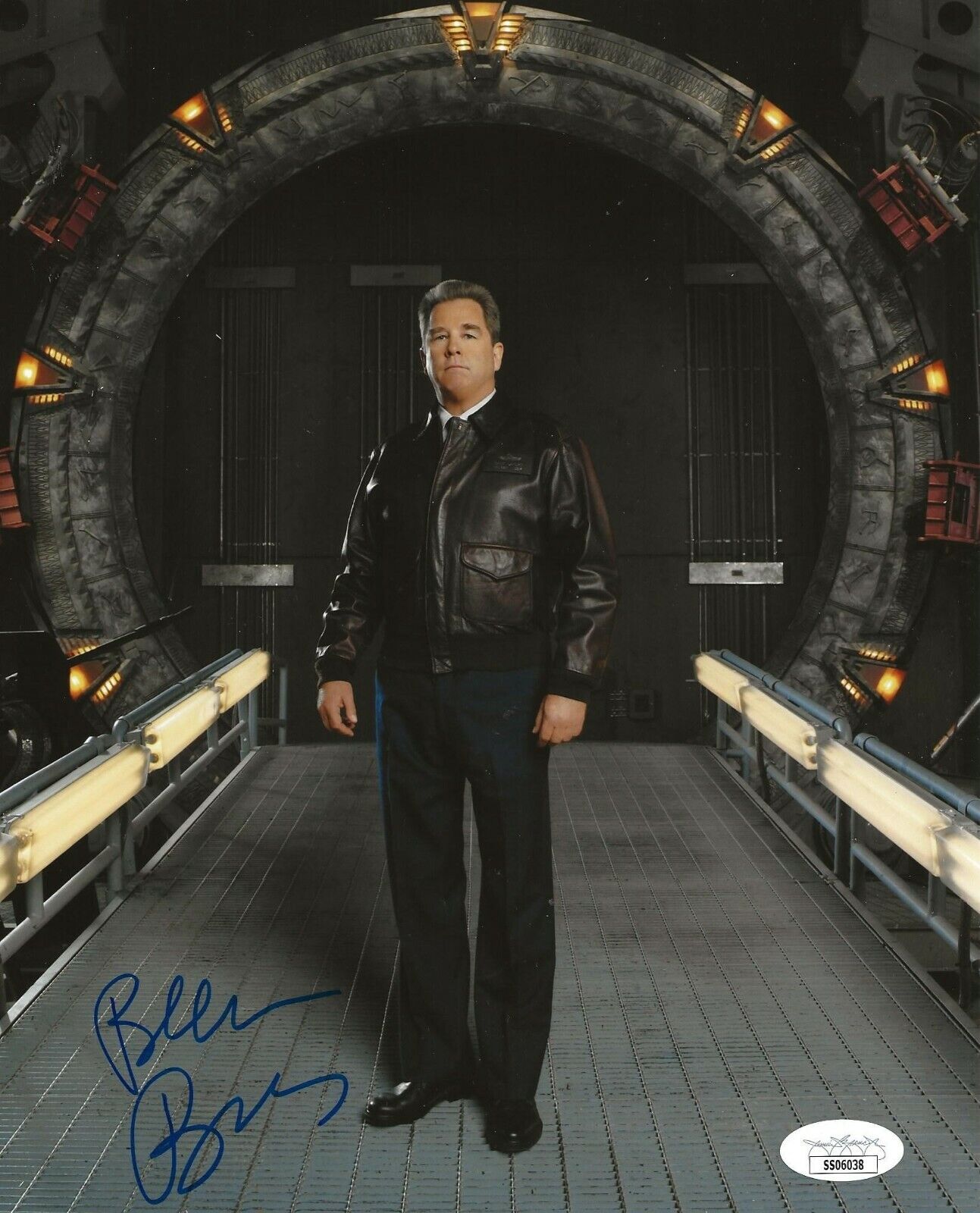 Beau Bridges signed Stargate 8x10 Photo Poster painting autographed Hank Landry 2 JSA