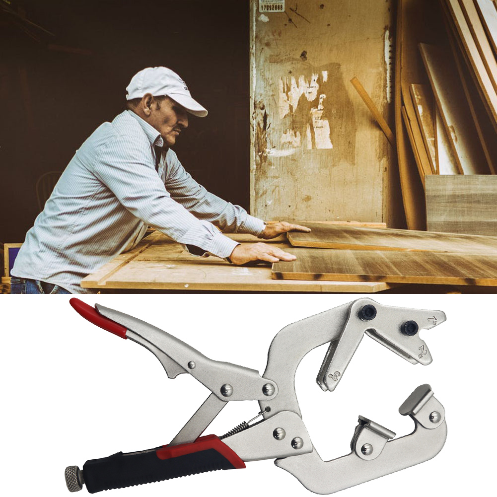 

Dual-use Right Angle Locking C Clamp with V-shaped Pad Welding Pipe Pliers, 501 Original