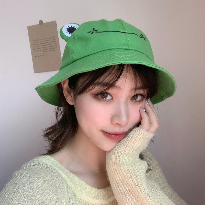 CUTE CARTOON FROG BUCKET HAT