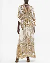 Waist Tie Long Kaftan