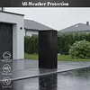 [US Local Warehouse] 2 Pack Shade Sail Poles 10FT Outdoor Sun Shade Poles 2.80in Diameter Heavy Duty Metal Post for Deck Patio Outside Backyard