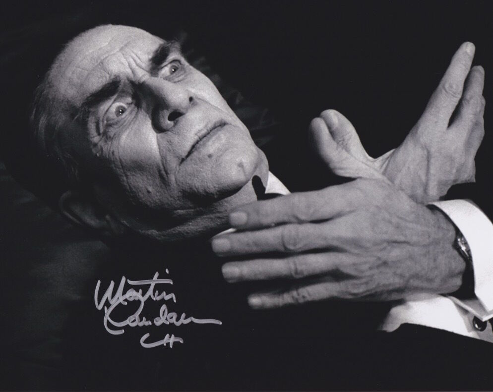 Martin Landau (Ed Wood) signed authentic 8x10 Photo Poster painting COA