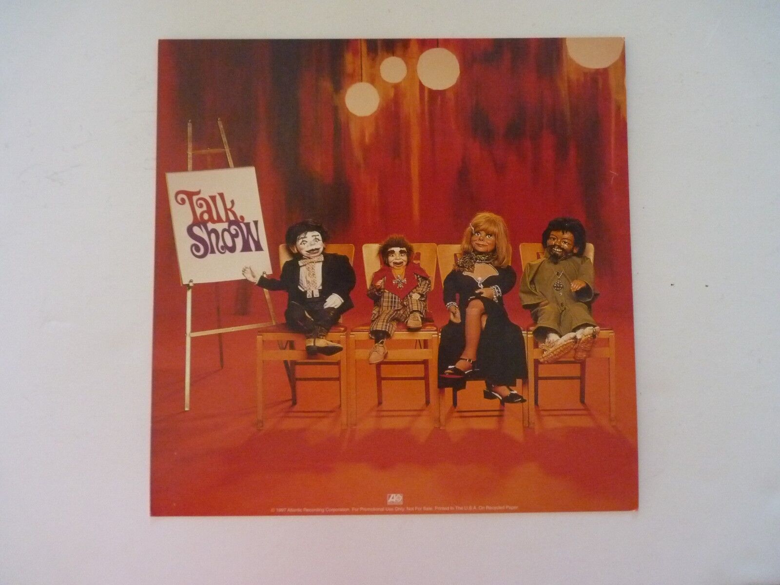 Talk Show LP Record Photo Poster painting Flat 12x12 Poster