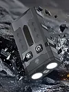 Rechargeable EDC Flashlight 1100 Lumens Torch Portable Flat Pocket Flashlight