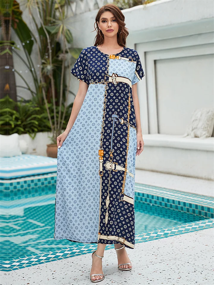 Women's Dress Long Skirt Loose Hem Maxi Dresses