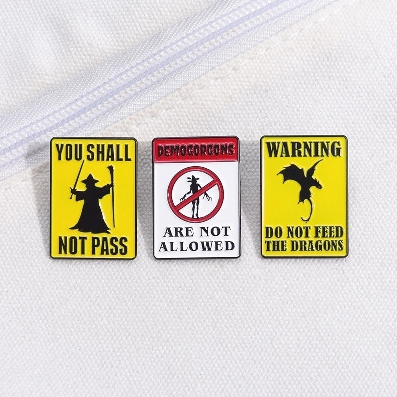 Cartoon Style Cowboy Style Letter Alloy Stamping Stoving Varnish Plating Women’s Brooches