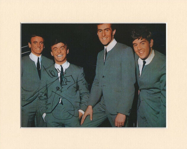 GERRY MARSDEN PACEMAKERS WALK ALONE PP MOUNTED 8X10 SIGNED AUTOGRAPH Photo Poster painting