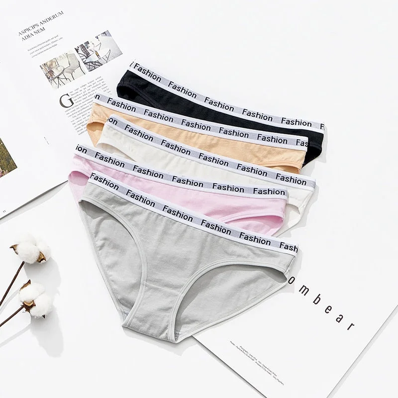 1 Pcs Cotton Panties Woman Sport Underwear For Woman Soft Briefs Underwear Fashion Soft Panties For Woman Sports 2021 BANNIROU