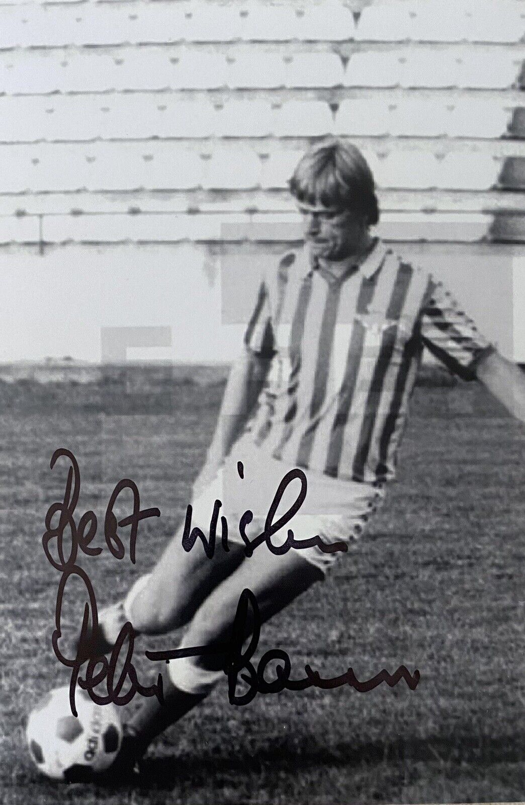 Peter Barnes Genuine Hand Signed Real Betis 6X4 Photo Poster painting