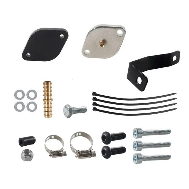 EGR Delete Kit w/Radiating Pipe Fit for Ford F-250 F-350 F-450 Super Duty 11-19 6.7L Powerstroke Diesel