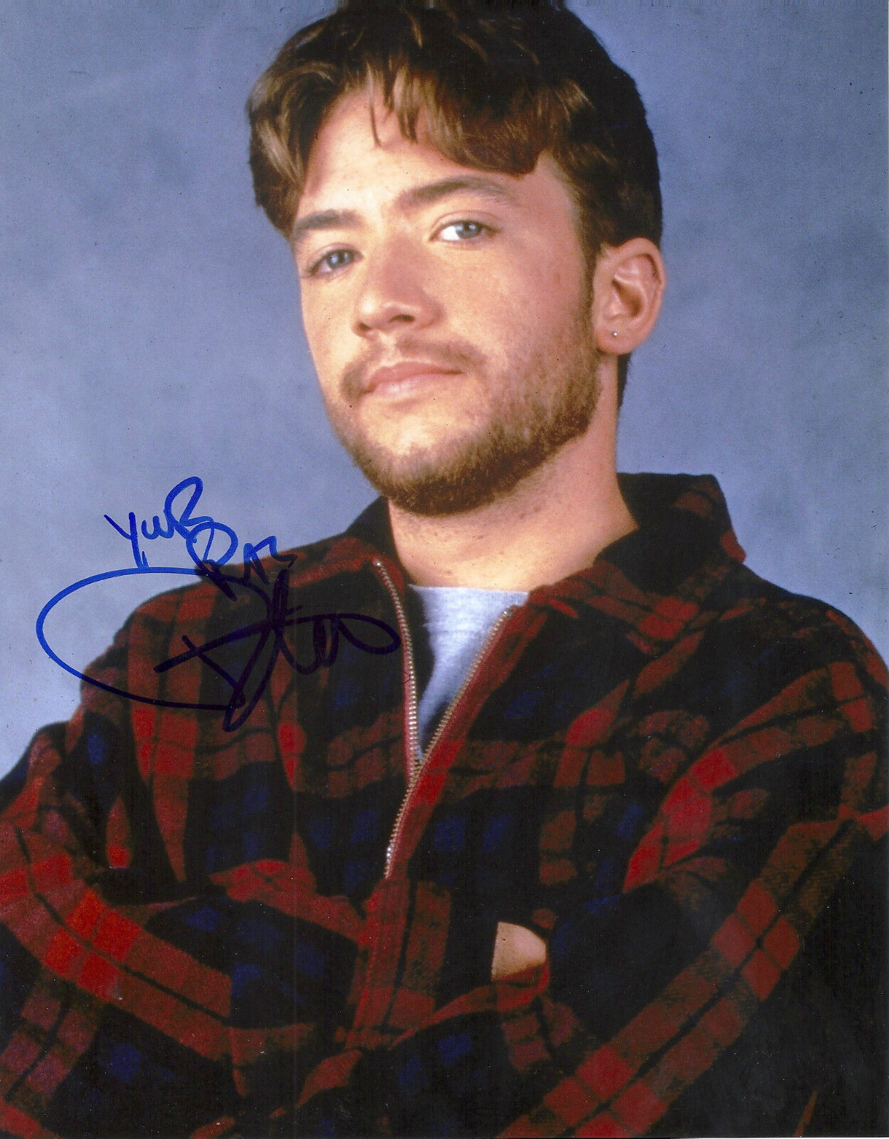 DAVID FAUSTINO 'MARRIED WITH CHILDREN' BUD BUNDY SIGNED 8X10 PICTURE *COA 1