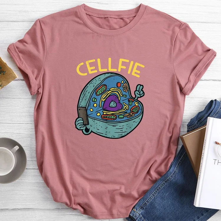 Funny Science Biology  Round Neck T-shirt