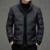 New Men's Stand Collar Warm, Casual and Versatile Down Jacket