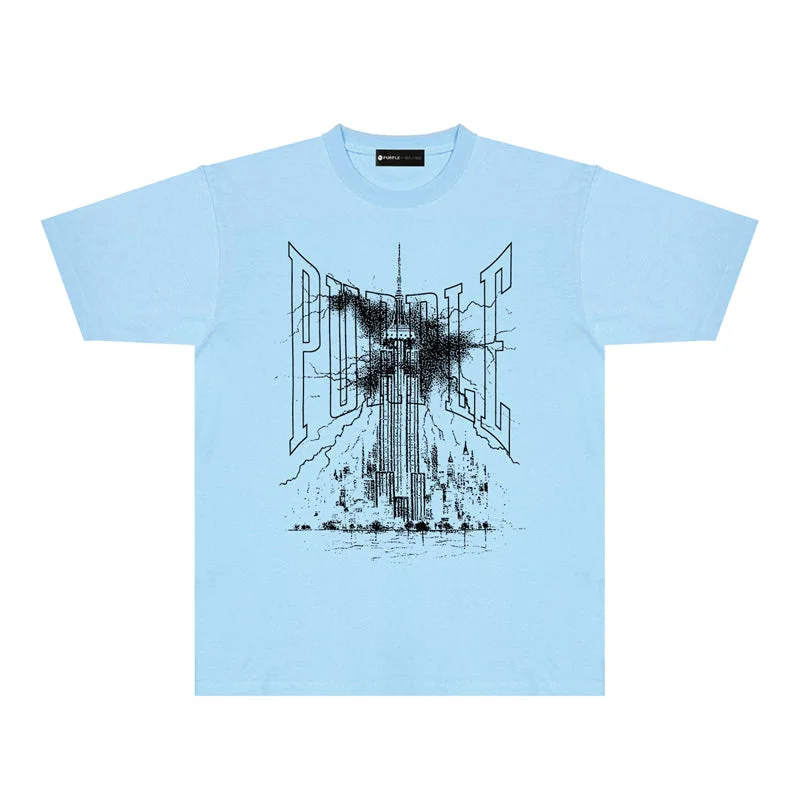 Purple fashion T-shirt