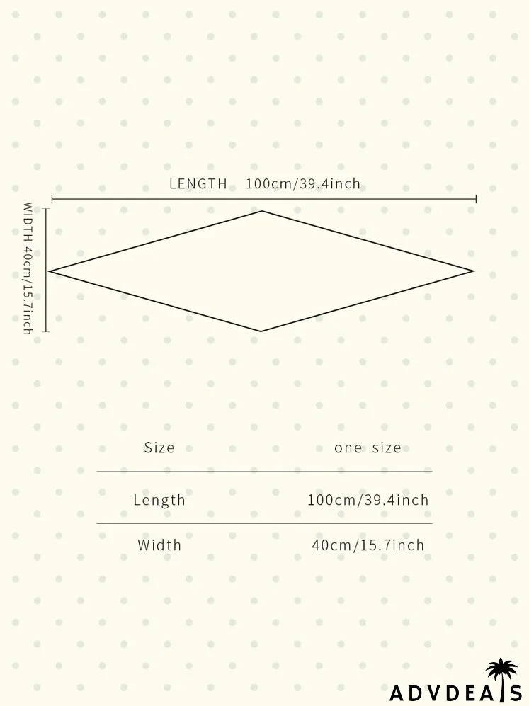 Flower Pattern Twilly Scarf