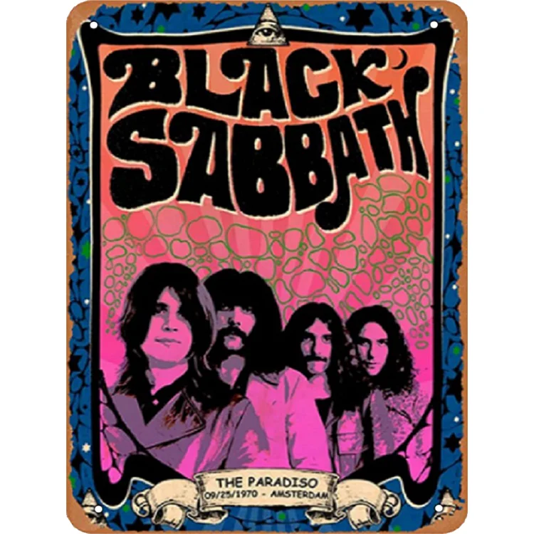 Sabbath Rock Band - Vintage Tin Signs - Character Series - 12*15.7inches