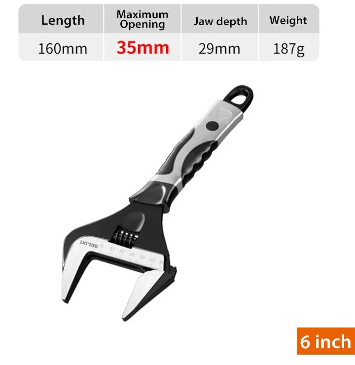 Large opening multifunctional wrench | 168DEAL