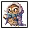 Owl - 18CT Stamped Cross Stitch 20*20cm/7.87*7.87in tapestrymarket