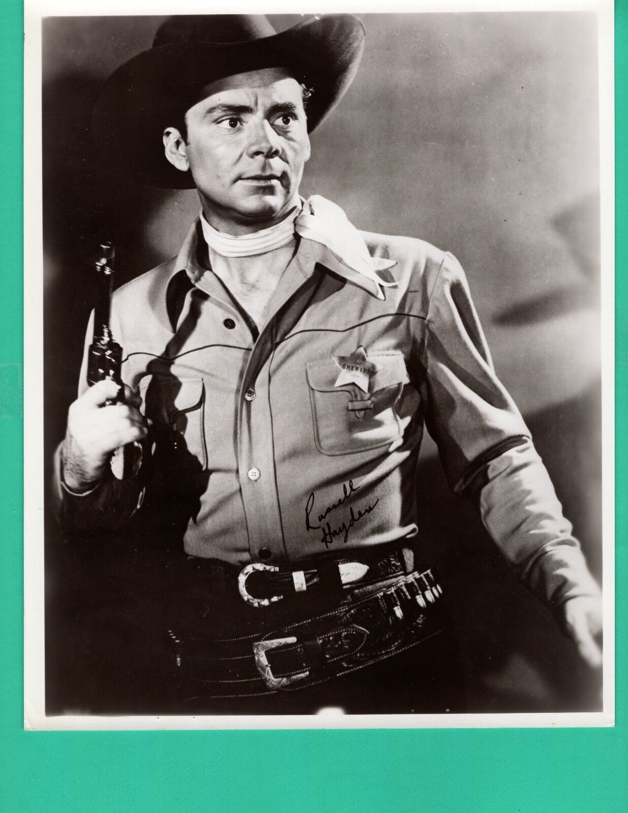 RUSSELL HAYDEN Actor Movie Star 1940's Vintage Photo Poster painting 8x10