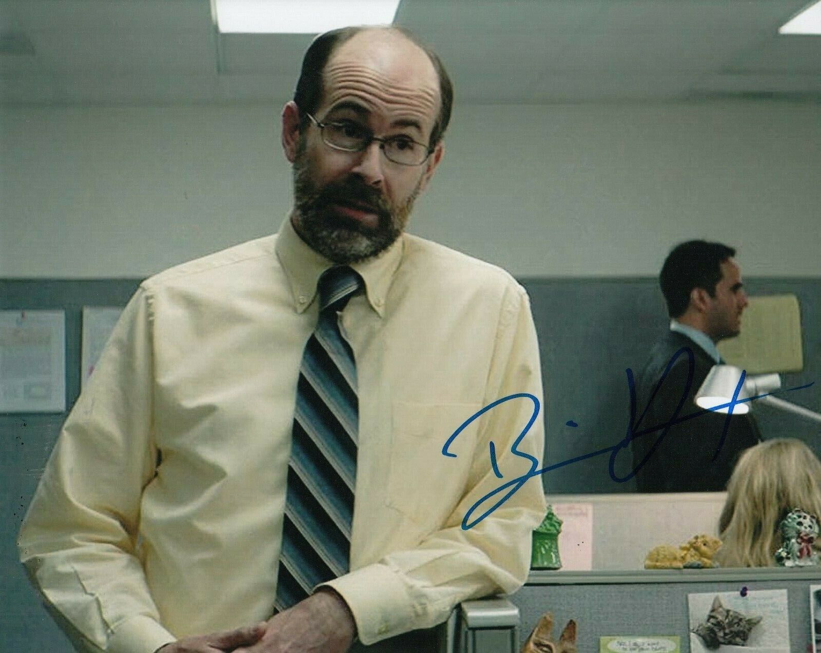 BRIAN HUSKEY signed (VEEP) TV SHOW 8X10 Photo Poster painting autograph *Teacher* W/COA #3