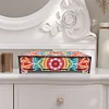 Wood Mandala Diamond Painting Jewelry Storage Box for Necklaces Earrings Rings