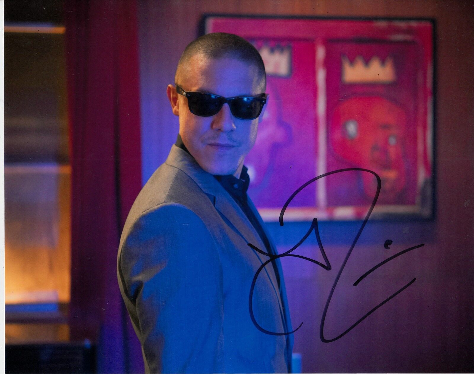 THEO ROSSI SIGNED LUKE CAGE Photo Poster painting UACC REG 242