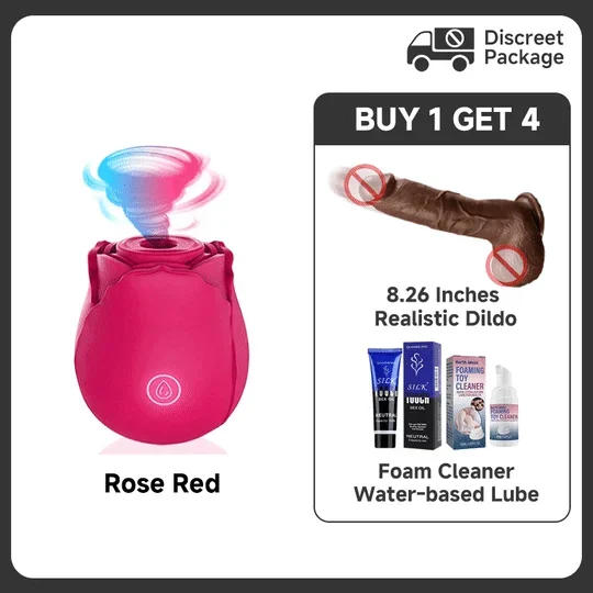 Rose Toys Quiet Waterproof Sucking Sex For Women
