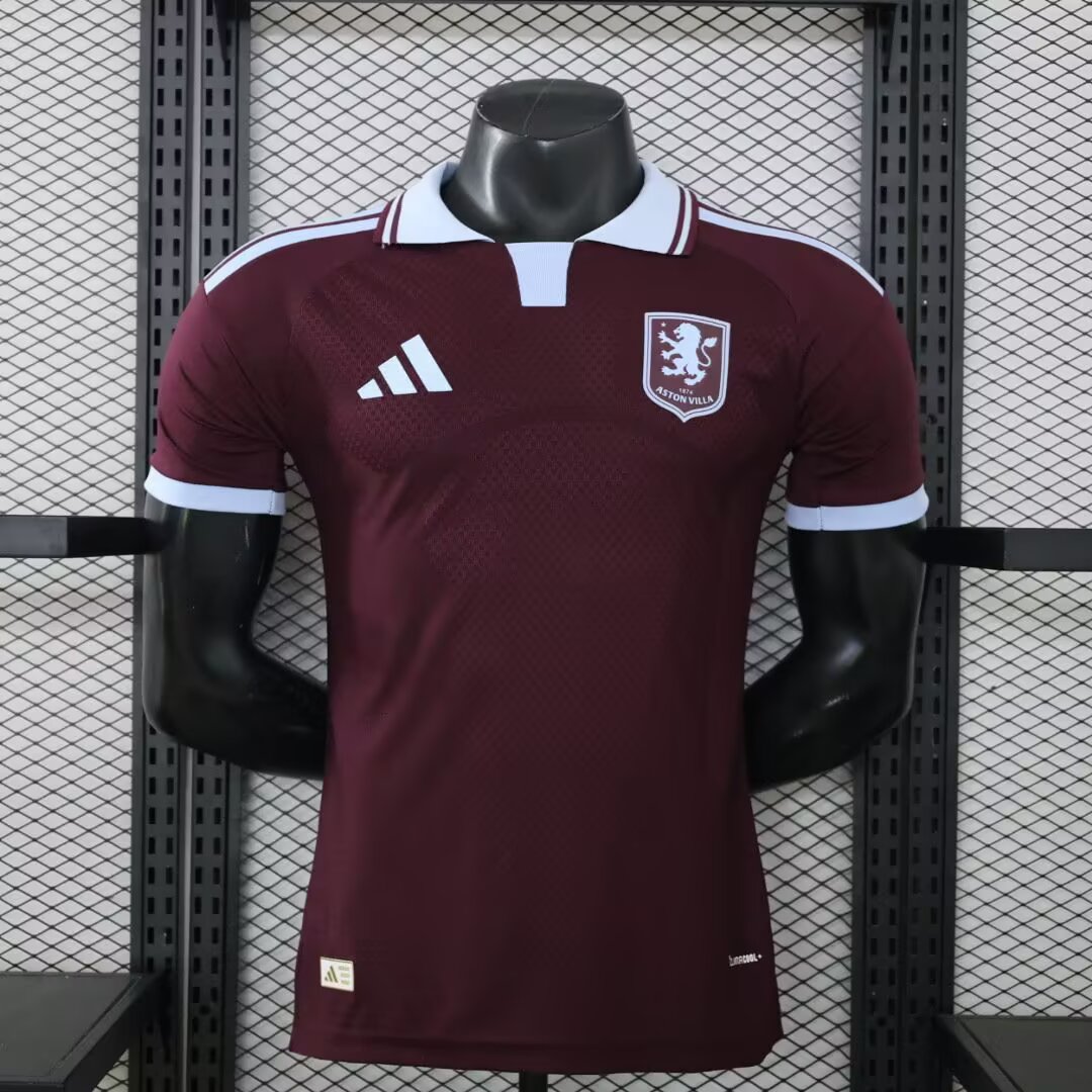 2026/2027 Player Version Aston Villa Home Football Shirt 1:1 Thai Quality（The player version jersey is a bit tight, please pay attention to the size selection）
