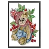 (Small Size)[Brand]Berry Bear - 14CT Stamped Cross Stitch - 22*32cm - Animal