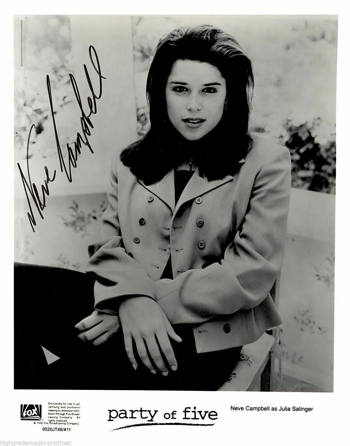 NEVE CAMPBELL STUDIO Photo Poster painting SIGNED 8X10 JSA AUTHENTICATED COA #N38766