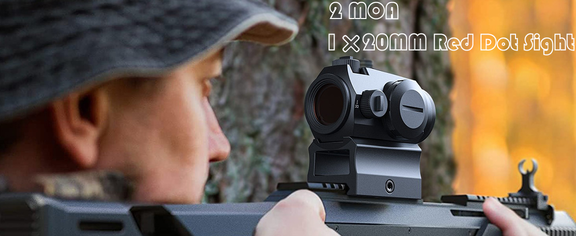 2 MOA CVLIFE JackalHowl Red Dot Sight Shake Awake Reflex Sight.