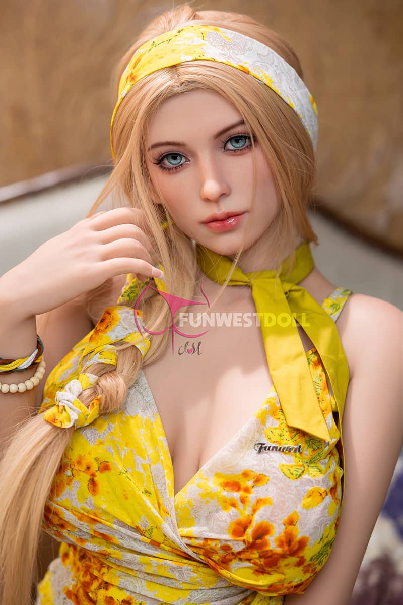 FunWest Doll 140cm (4.59')/4.59ft G Cup BBW Blond Sex Doll-Raechellia (NO.051) FunWest Doll Littlelovedoll