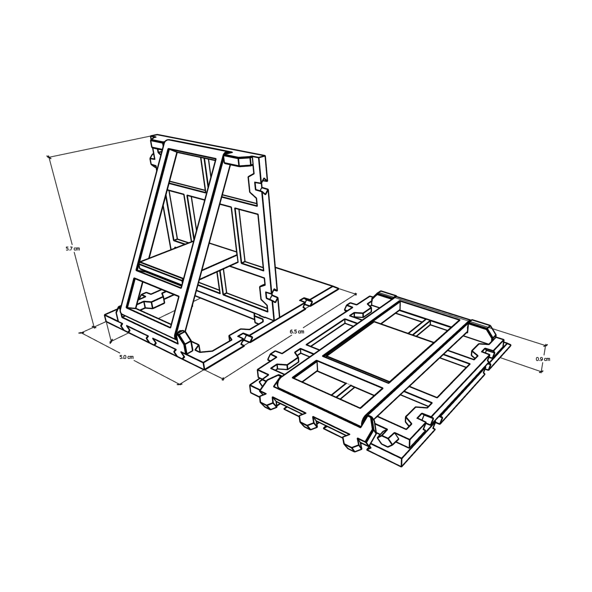 Micro explosion-proof barriers model (6pcs/group)