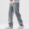 New Men's Cotton Straight Jeans