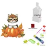 uk.everydayedeals DIY Diamond Painting Acrylic Bobble Head Decoration - Cat Pumpkins
