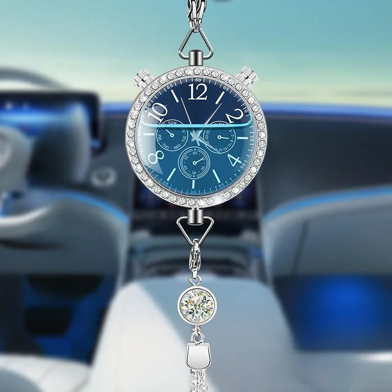 Car Clock Perfume Pendant