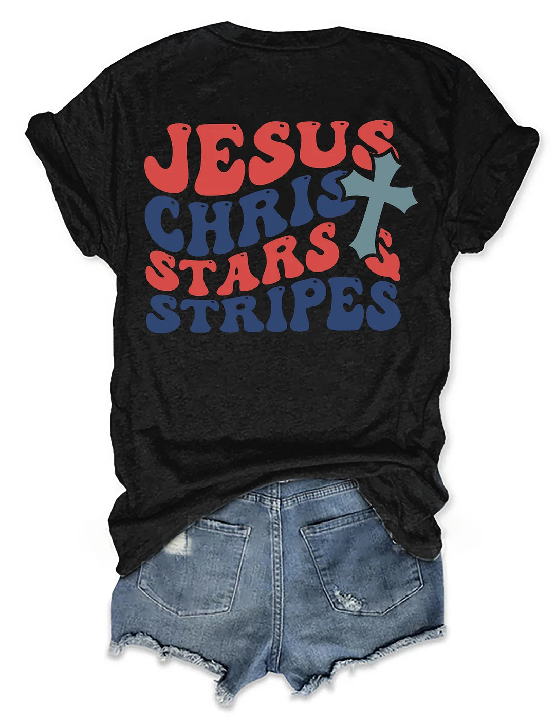Jesus Christ Stars & Stripes T-shirt
