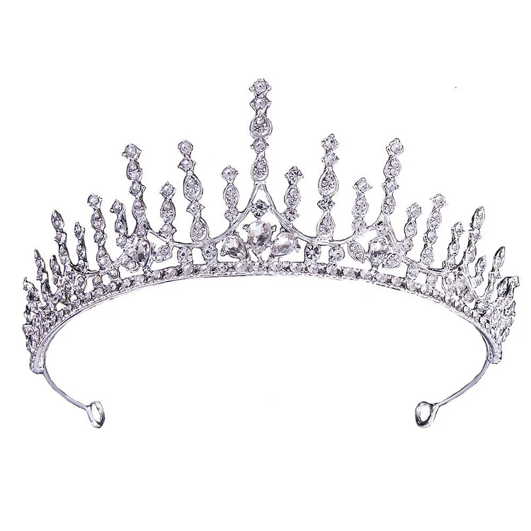 Fulaigao Elegant Retro Alloy Girl Headwear Women Bridal Crowns Wedding Jewelry Tiaras Rhinestone Hair Hoop Headwear