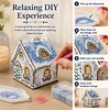 DIY Wooden House Diamond Art Painting Kit for Adults Home (Winter snowfield)