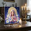 uk.everydayedeals DIY Pearl Painting With Frame - Handmade Self-Adhesive Pearls - Lady(25*25cm)