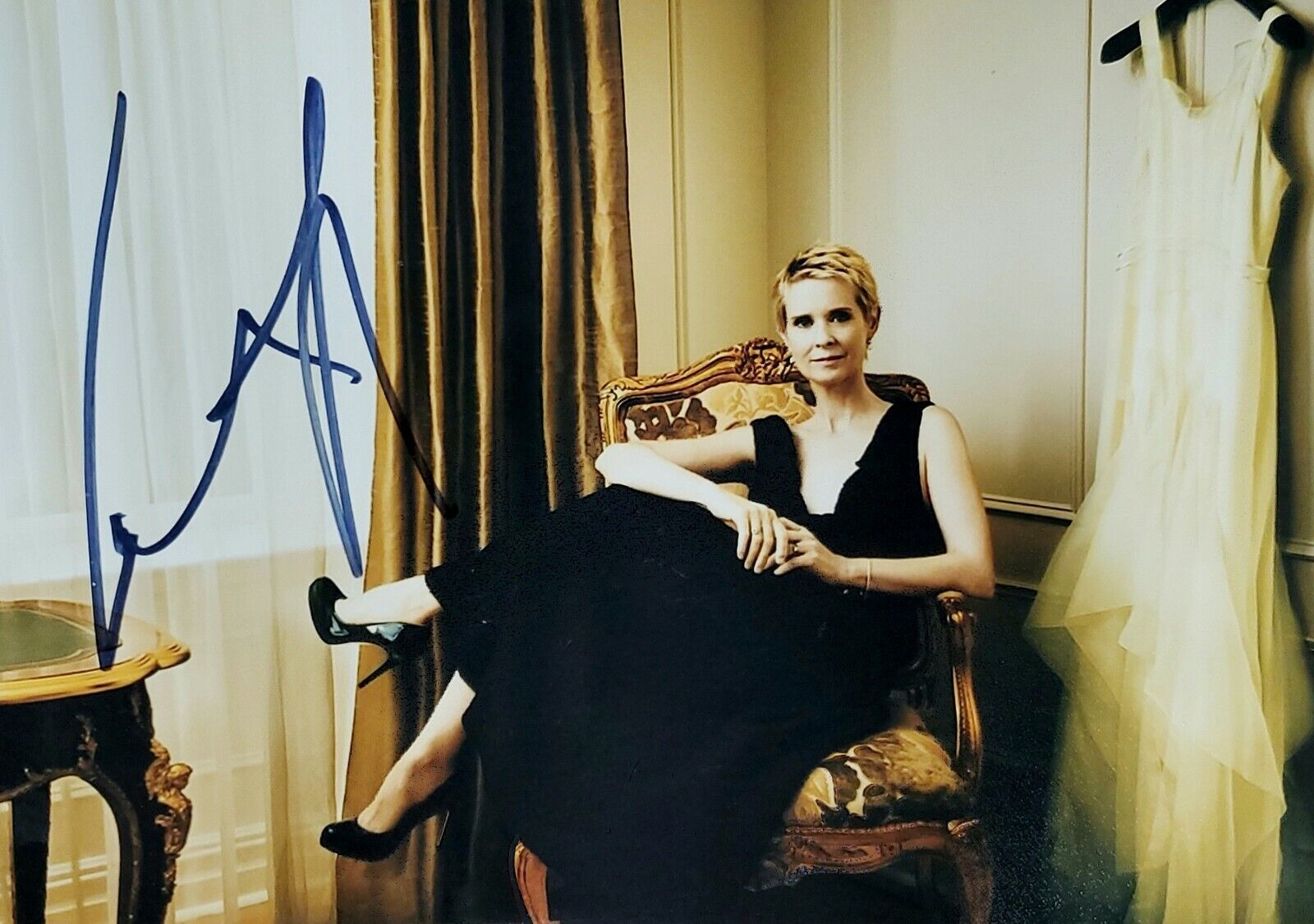 Cynthia Nixon Hand Signed Autograph Photo Poster painting Sex and the City Actress Miranda