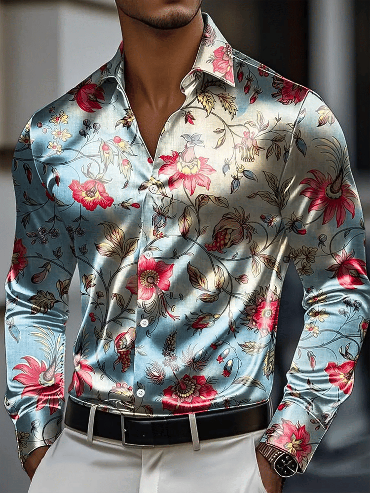 Men's Vintage Long Sleeve Shirt 