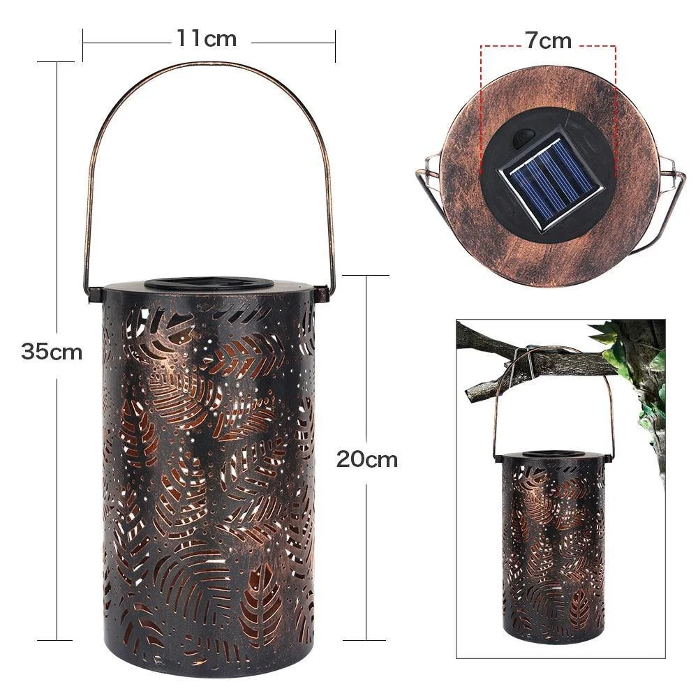 Solar Lantern Lights Outdoor Garden Hanging Lights