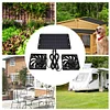 12V 10W Solar Exhaust Fan Waterproof Ventilation Fan Silent Fan (Dual Fan)