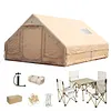 [US Local Warehouse] Inflatable Camping Tent with Pump Waterproof Windproof Blow Up Tent for Outdoors